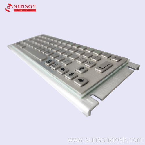 Waterproof Metalic Keyboard for Information Kiosk